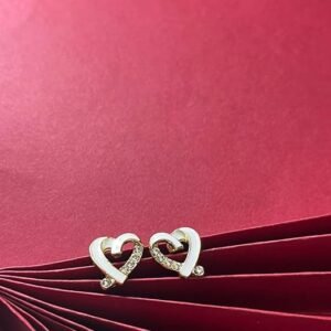 Heart-Shaped Crystal Stud Earring (Copy)