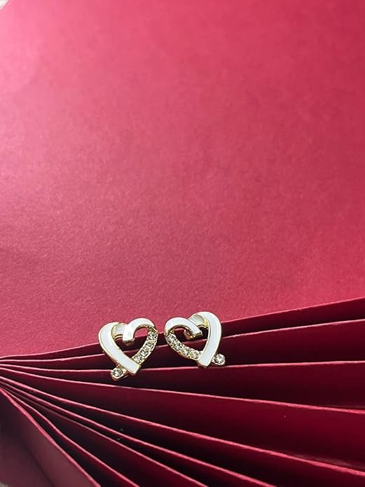 Heart-Shaped Crystal Stud Earring (Copy)