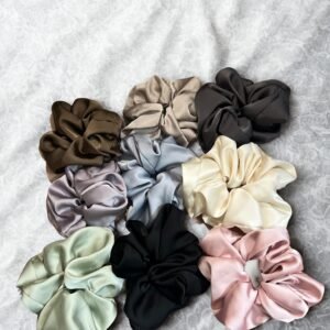 Satin and silk scrunchie XXXL size Premium quality
